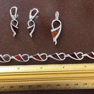 Baltic Amber Jewelry 4 Piece set from Poland - NWT